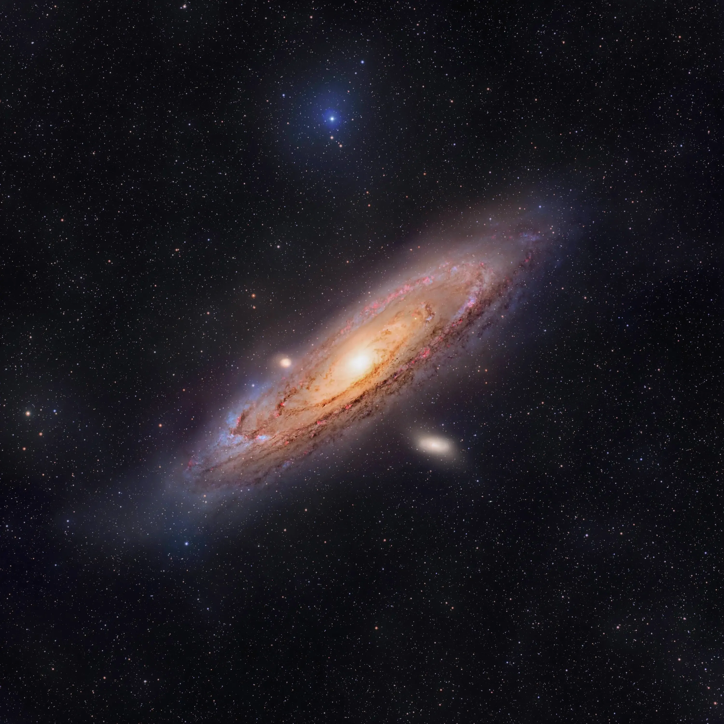 The Andromeda Galaxy — M31 M32